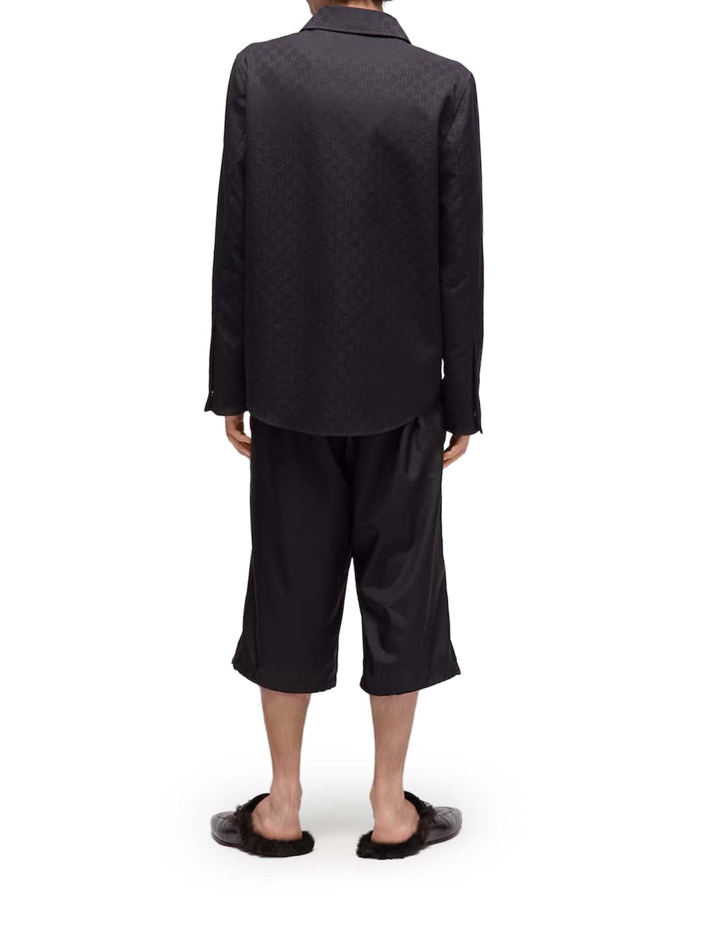 Gucci Men's GG Cotton Fabric Shirt in Black - view 3