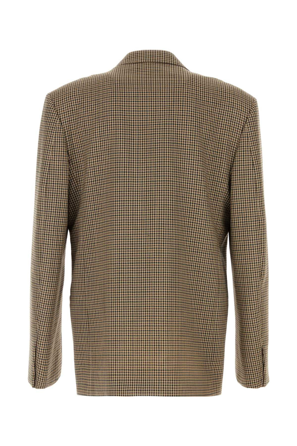 Gucci Men's Wool Houndstooth Jacket in Beige - view 2
