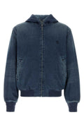 Gucci Men's Denim Hoodie in Blue - view 1