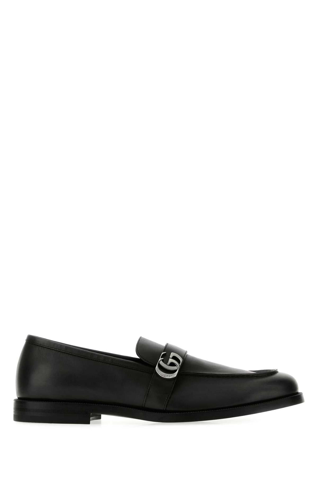 Gucci Men's Leather Horsebit Moccasins in Black - view 1