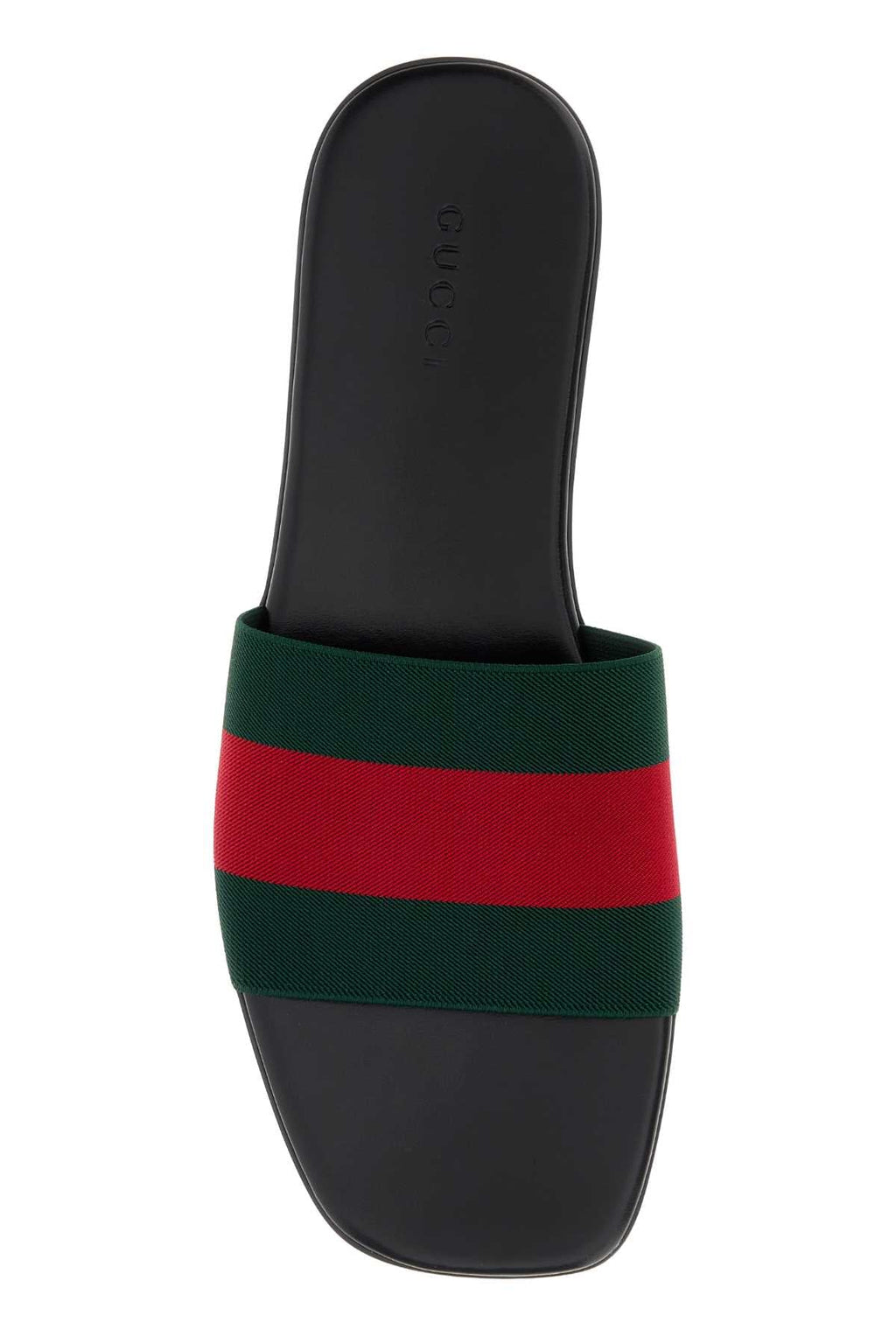 Gucci Men's Fabric Web Slides in Black - view 3