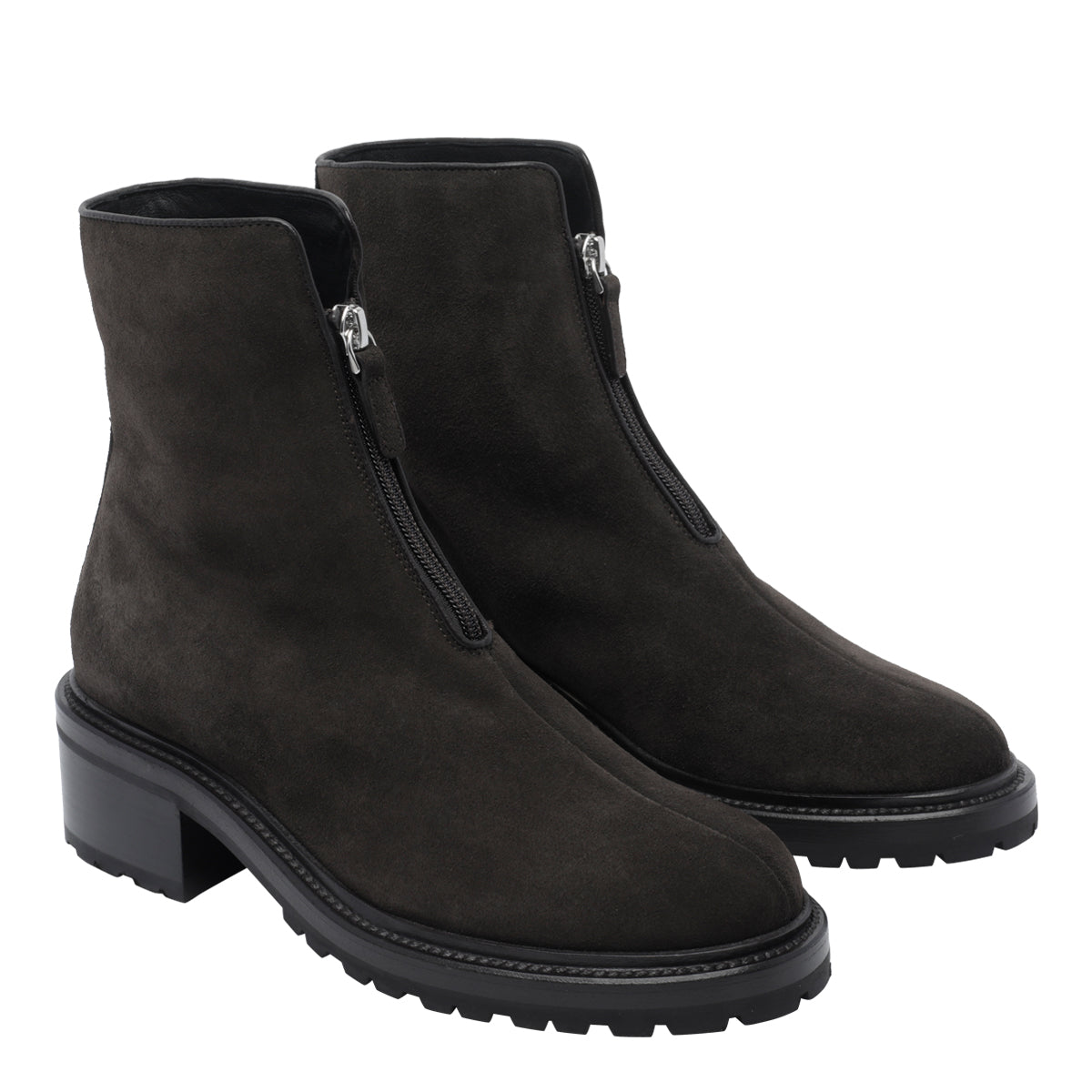 The Row Women's Hike Boots in Brown Leather - view 2