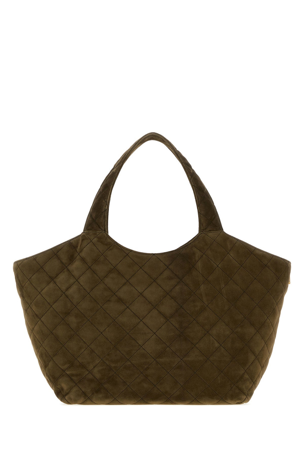 Saint Laurent Women's Icare Suede Shopping Bag in Light Musk
