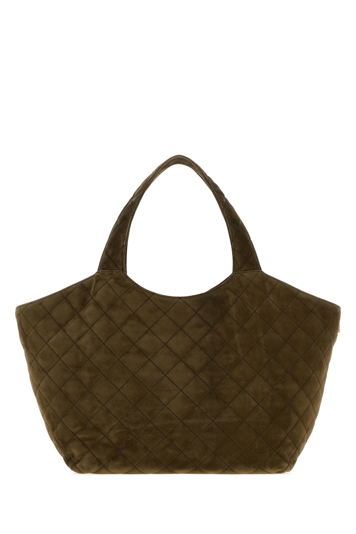 Saint Laurent Women's Icare Suede Shopping Bag in Light Musk