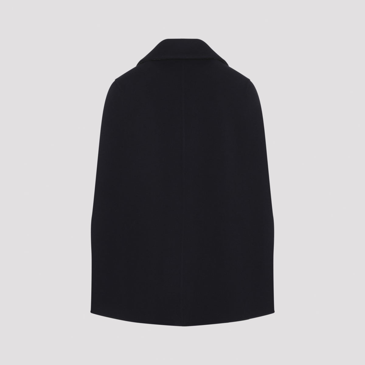 Bottega Veneta Women's Wool Cashmere Cape in Midnight Blue - view 4