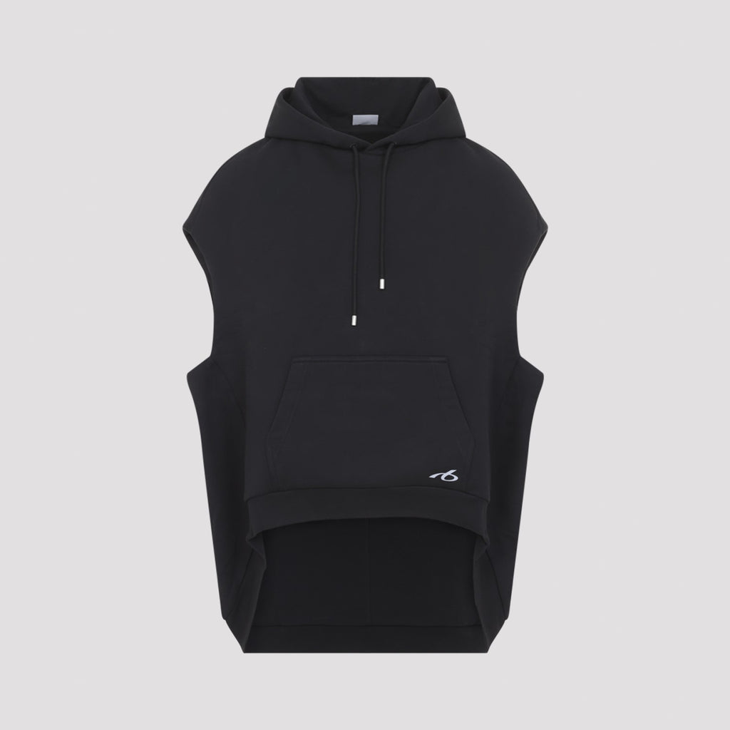 Balenciaga Men's Sleeveless Regular Hoodie in Black - view 1