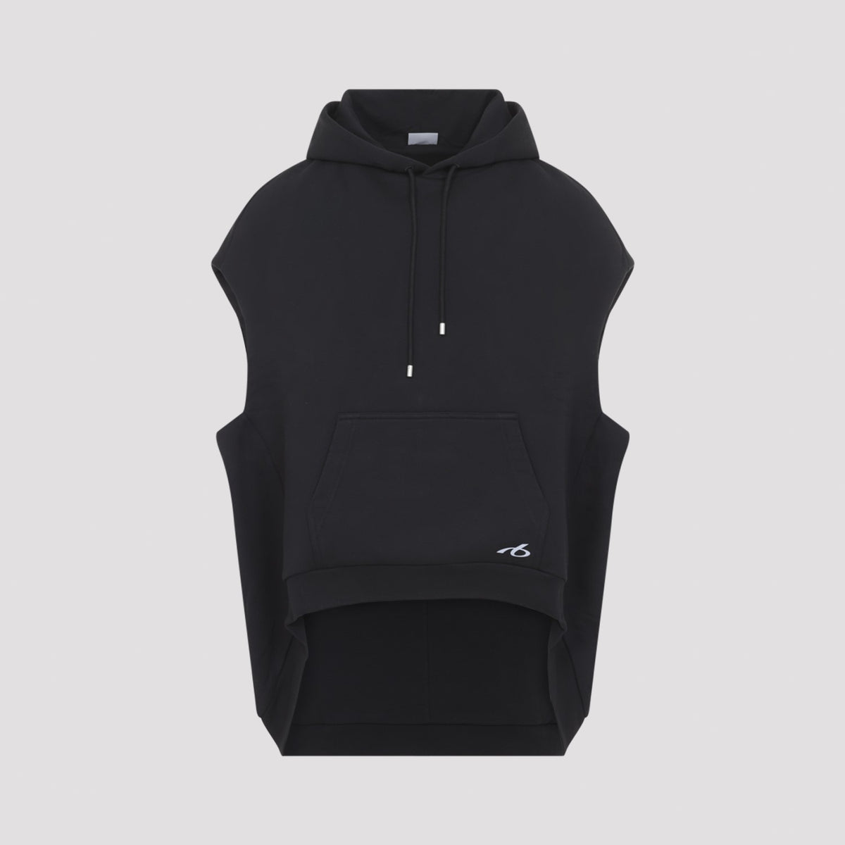 Balenciaga Men's Sleeveless Regular Hoodie in Black - view 1