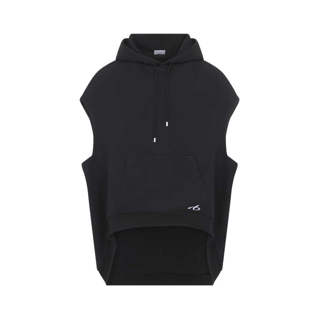Balenciaga Men's Sleeveless Regular Hoodie in Black - view 2