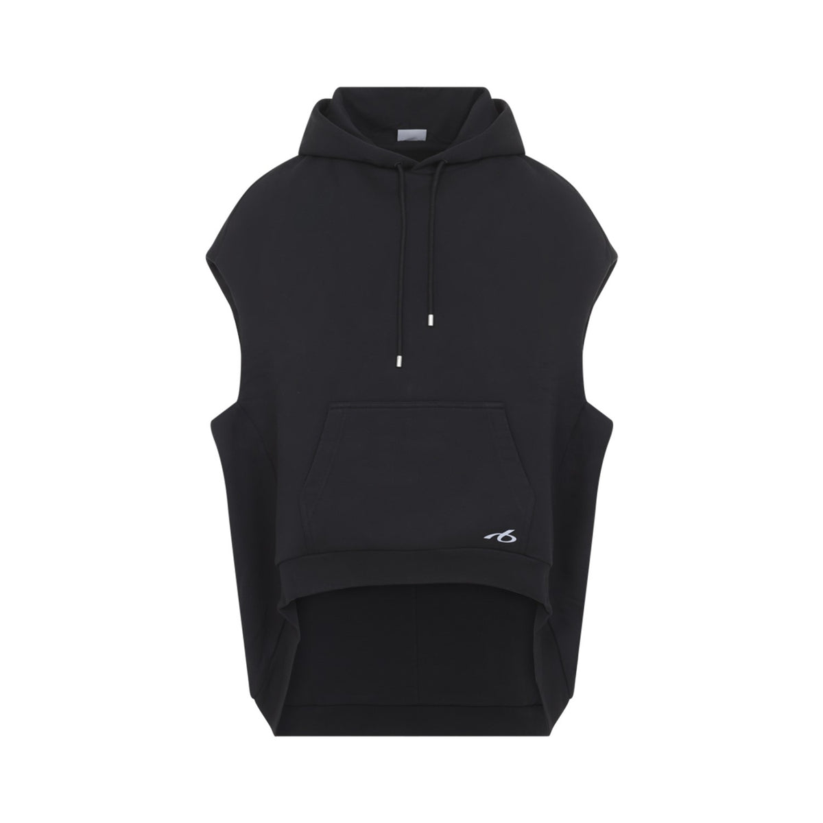 Balenciaga Men's Sleeveless Regular Hoodie in Black - view 2
