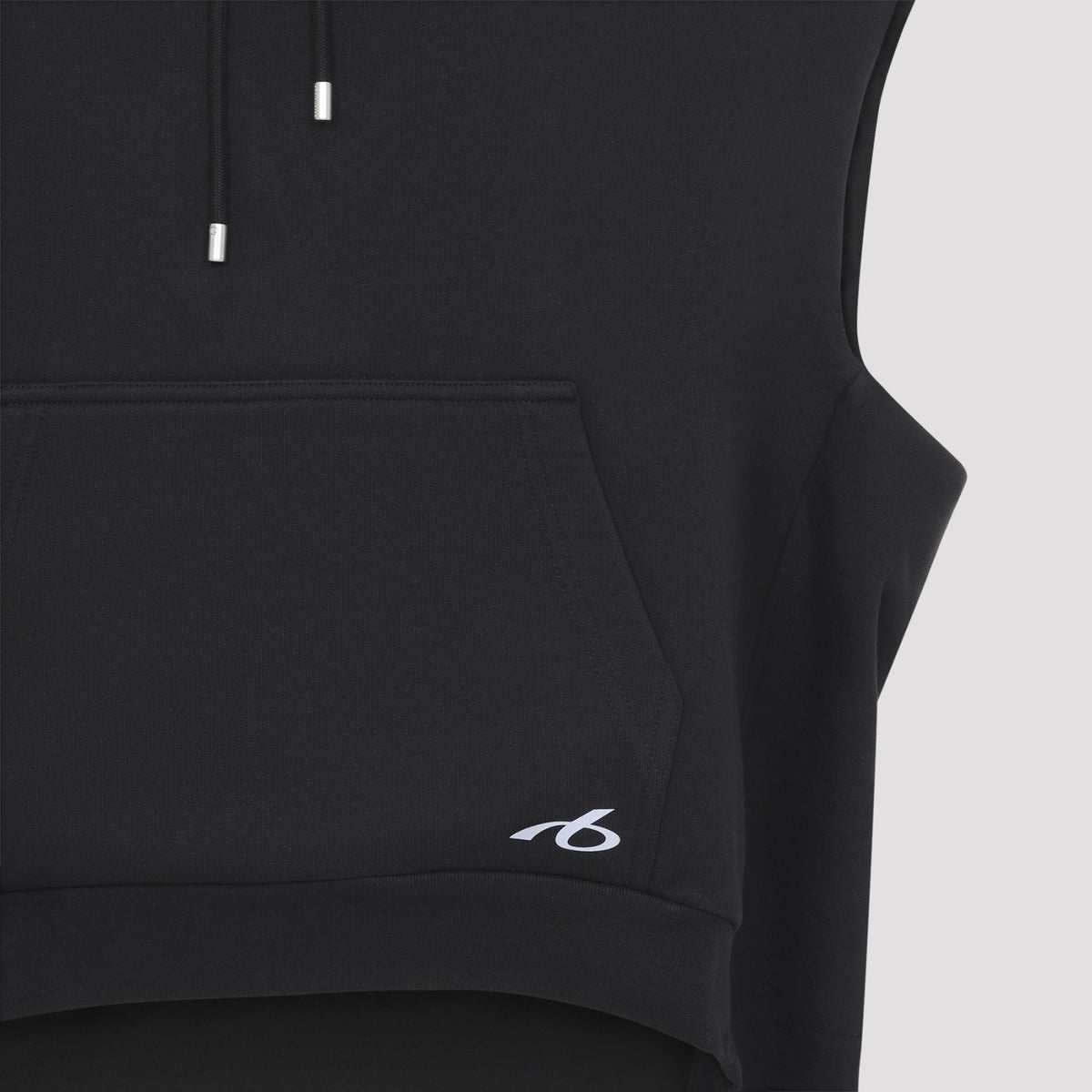 Balenciaga Men's Sleeveless Regular Hoodie in Black - view 4