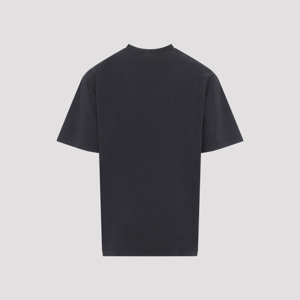 Balenciaga Men's Medium Fit T-Shirt in Faded Washed Black - view 3