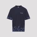Balenciaga Men's Medium Fit T-Shirt in Navy - view 1