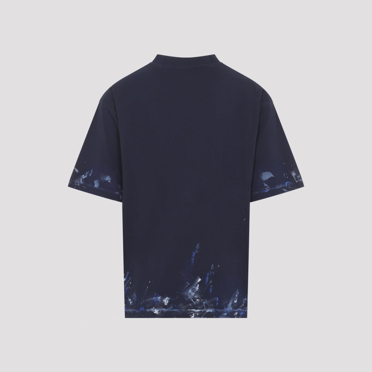 Balenciaga Men's Medium Fit T-Shirt in Navy - view 3