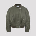 Celine Men's Polyamide Bomber Jacket in Khaki - view 1