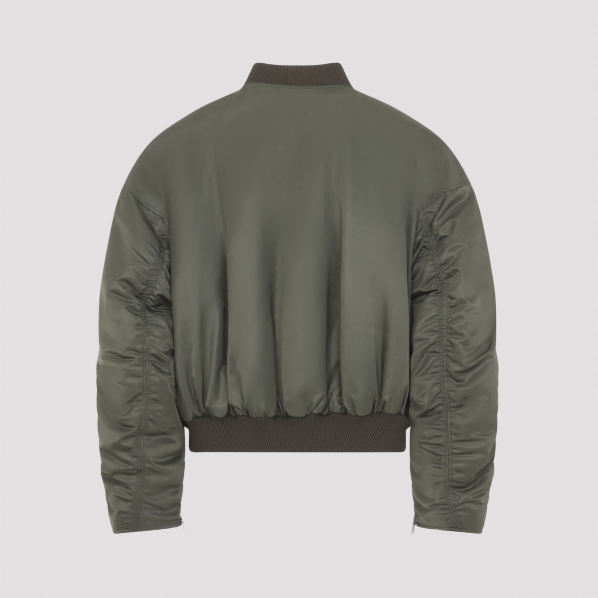 Celine Men's Polyamide Bomber Jacket in Khaki - view 2