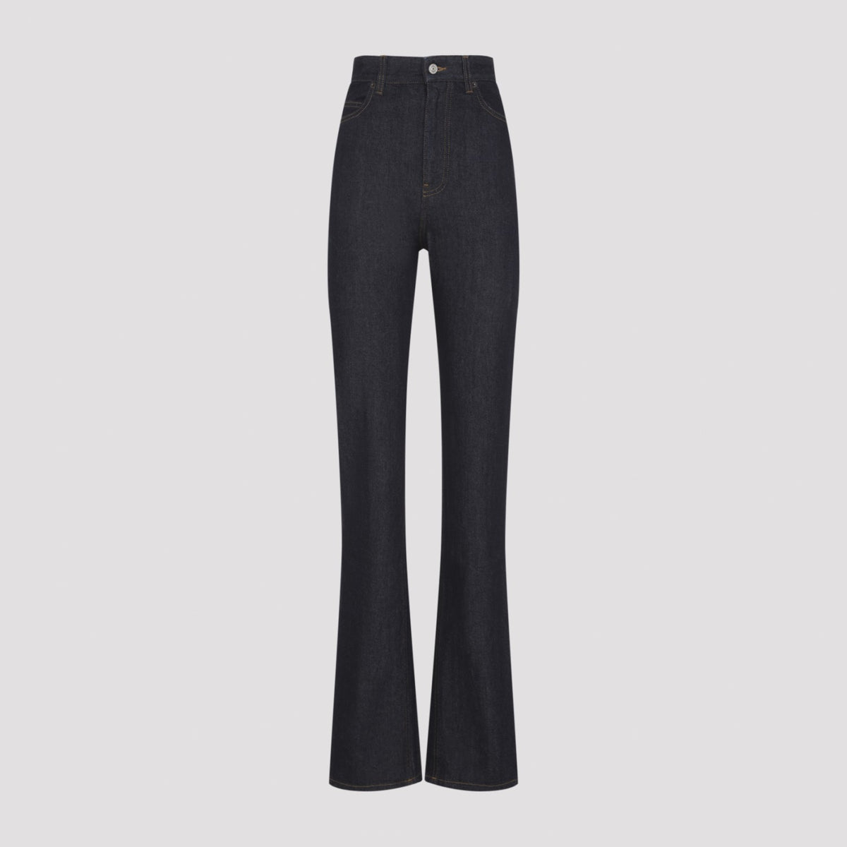 Balenciaga Women's High Waist Slim Jeans in Raw Indigo - view 1