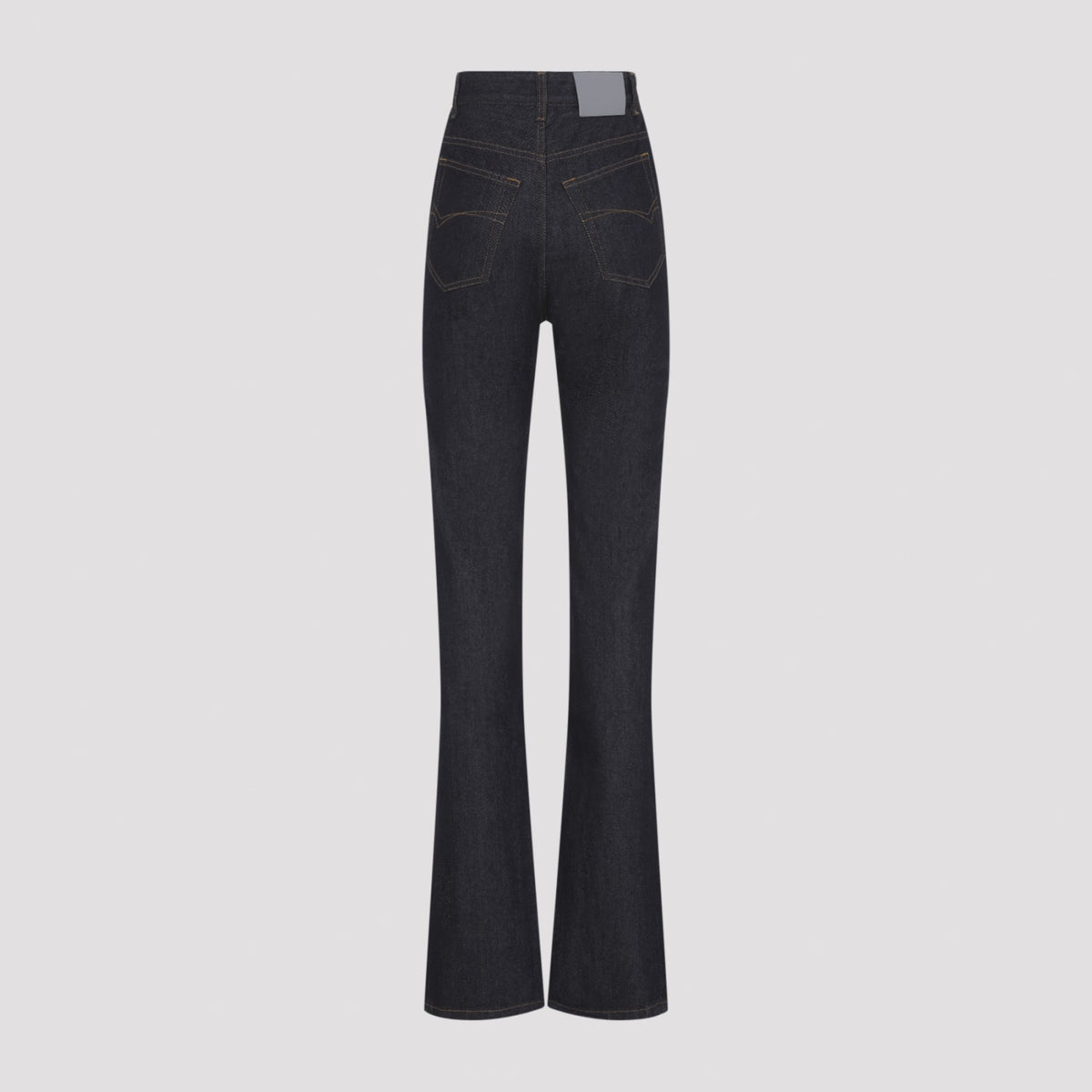 Balenciaga Women's High Waist Slim Jeans in Raw Indigo - view 3