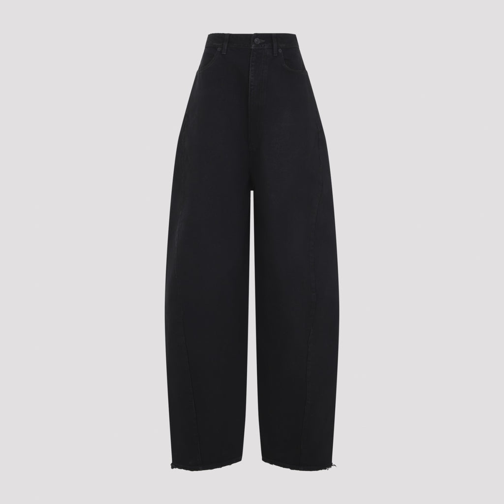 Balenciaga Women's Barrel Twisted Jeans in Vintage Black - view 1