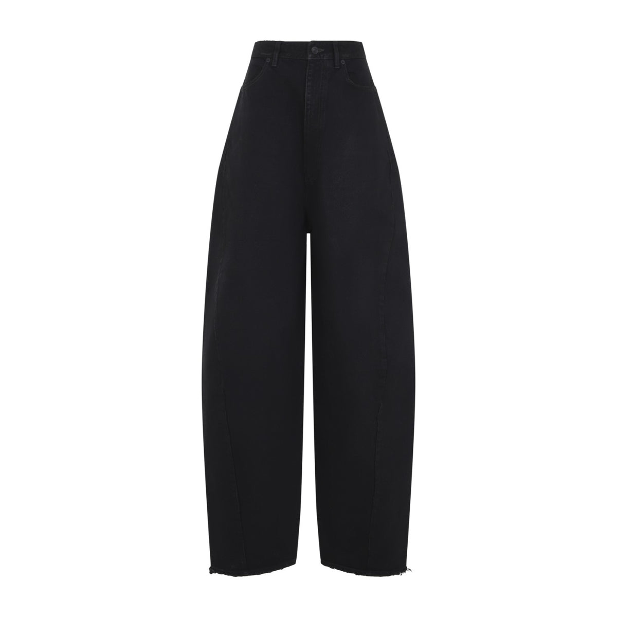 Balenciaga Women's Barrel Twisted Jeans in Vintage Black - view 2