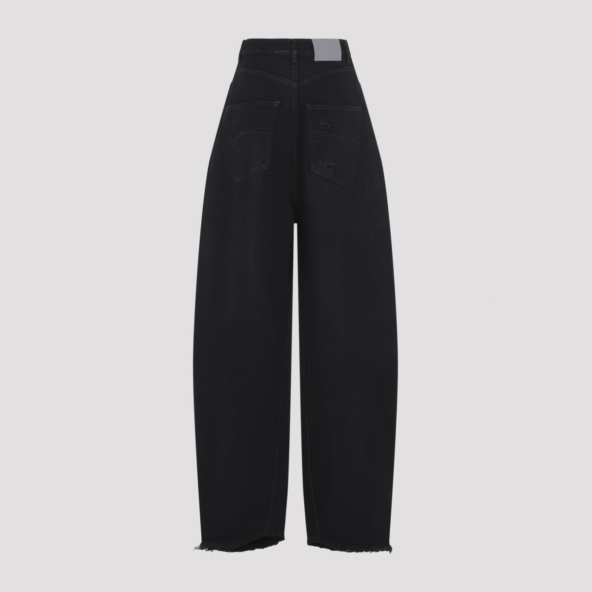 Balenciaga Women's Barrel Twisted Jeans in Vintage Black - view 3