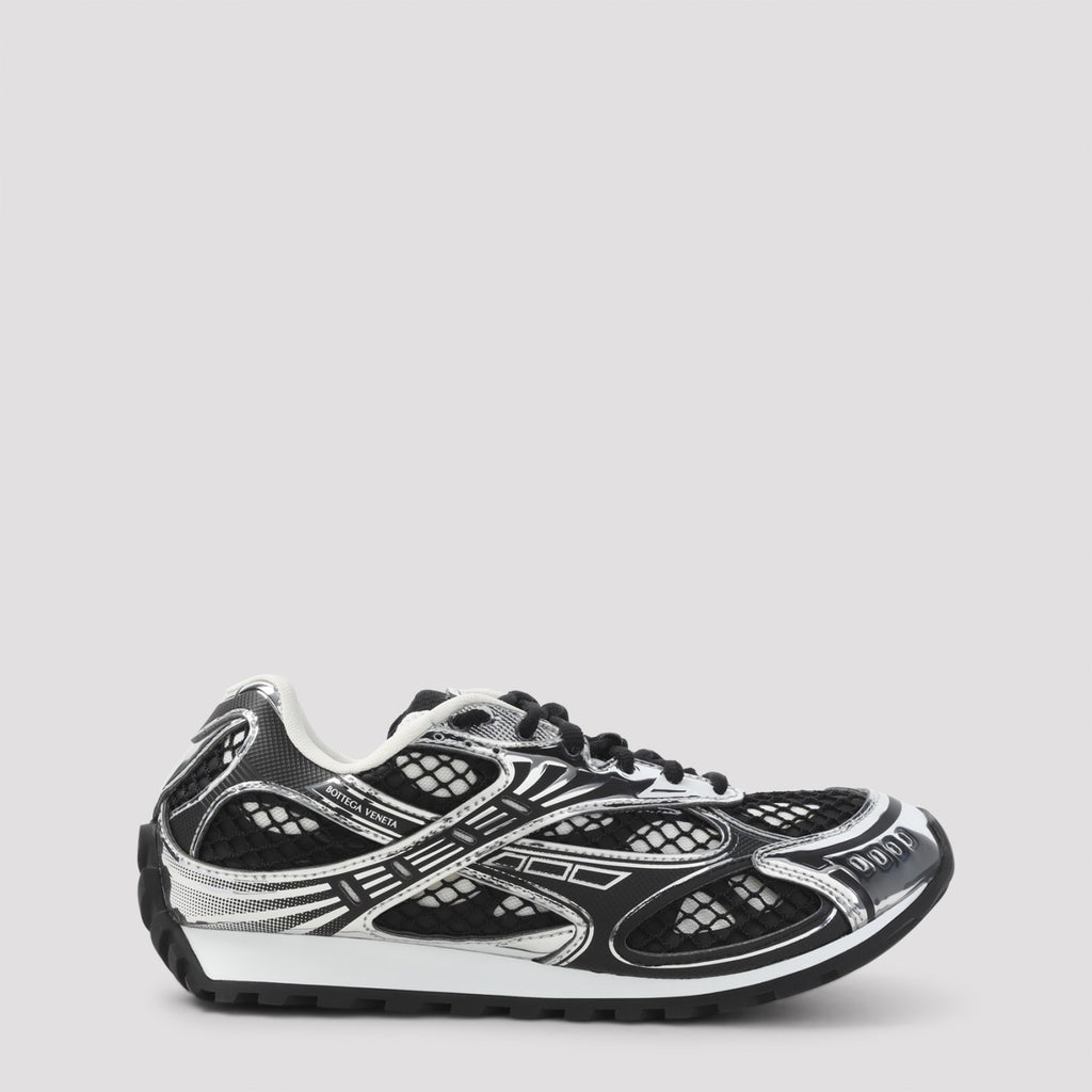 Bottega Veneta Women's Orbit Bv Sneakers in Black Silver - view 1