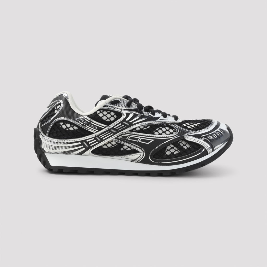 Bottega Veneta Women's Orbit Bv Sneakers in Black Silver - view 3