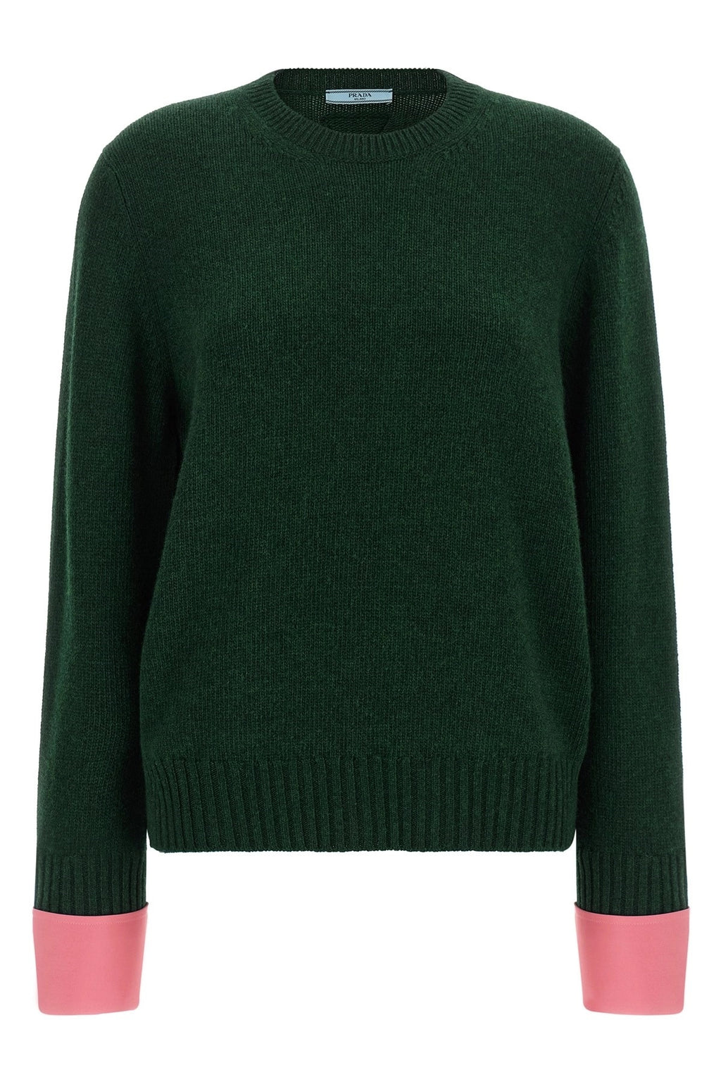 PRADA Women's Wool Sweater in Forest Green