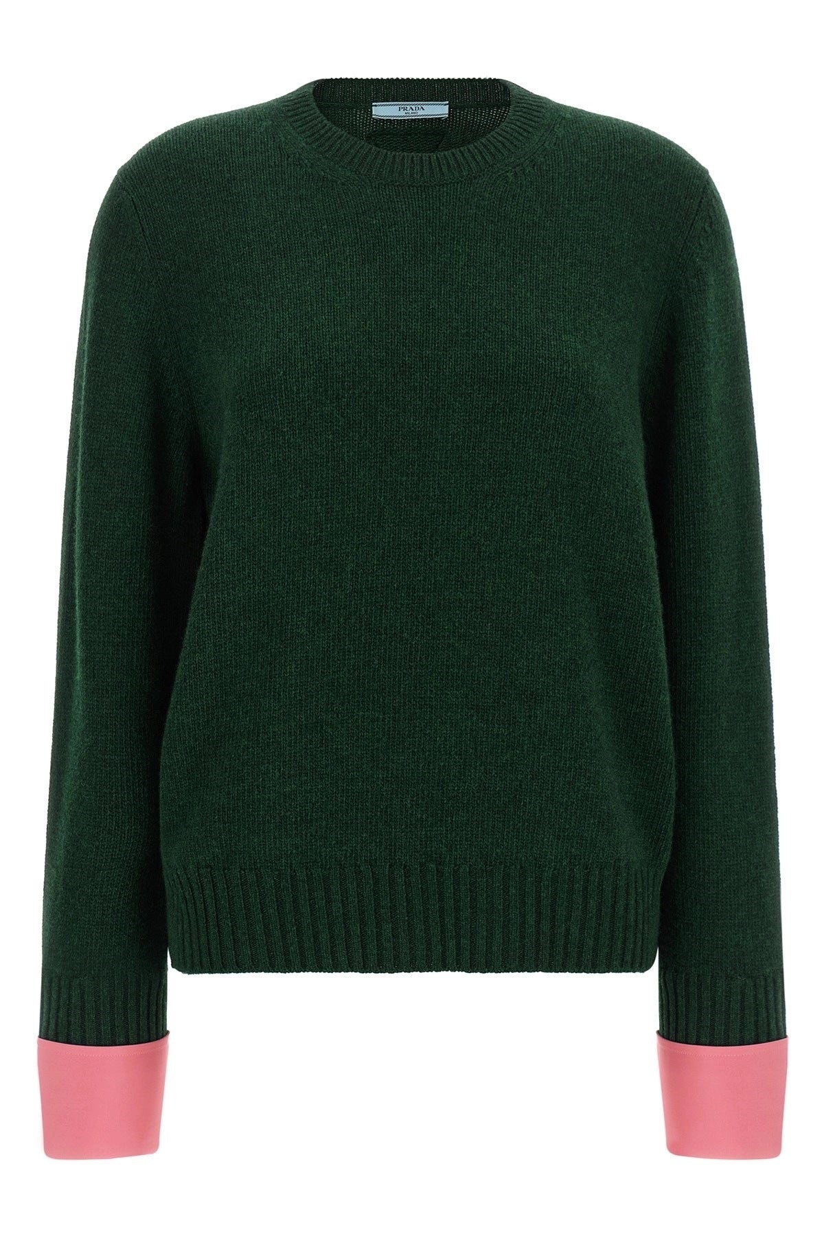 PRADA Women's Wool Sweater in Forest Green
