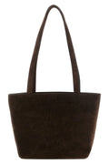 The Row Women's Parker Leather Shopping Bag in Brown