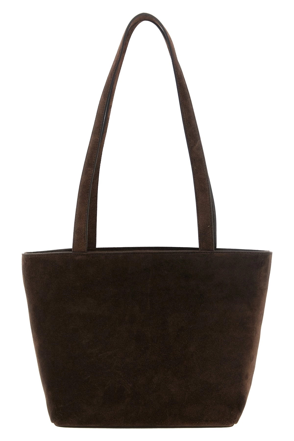 The Row Women's Parker Leather Shopping Bag in Brown
