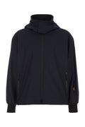 Loro Piana Men's Noreen Wool Bomber Jacket in Navy Blue