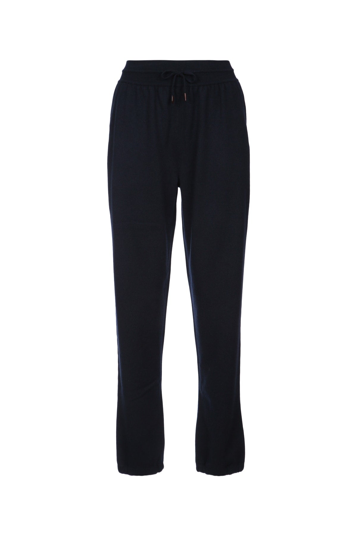 Loro Piana Women's Merano Cashmere Trousers in Navy Blue