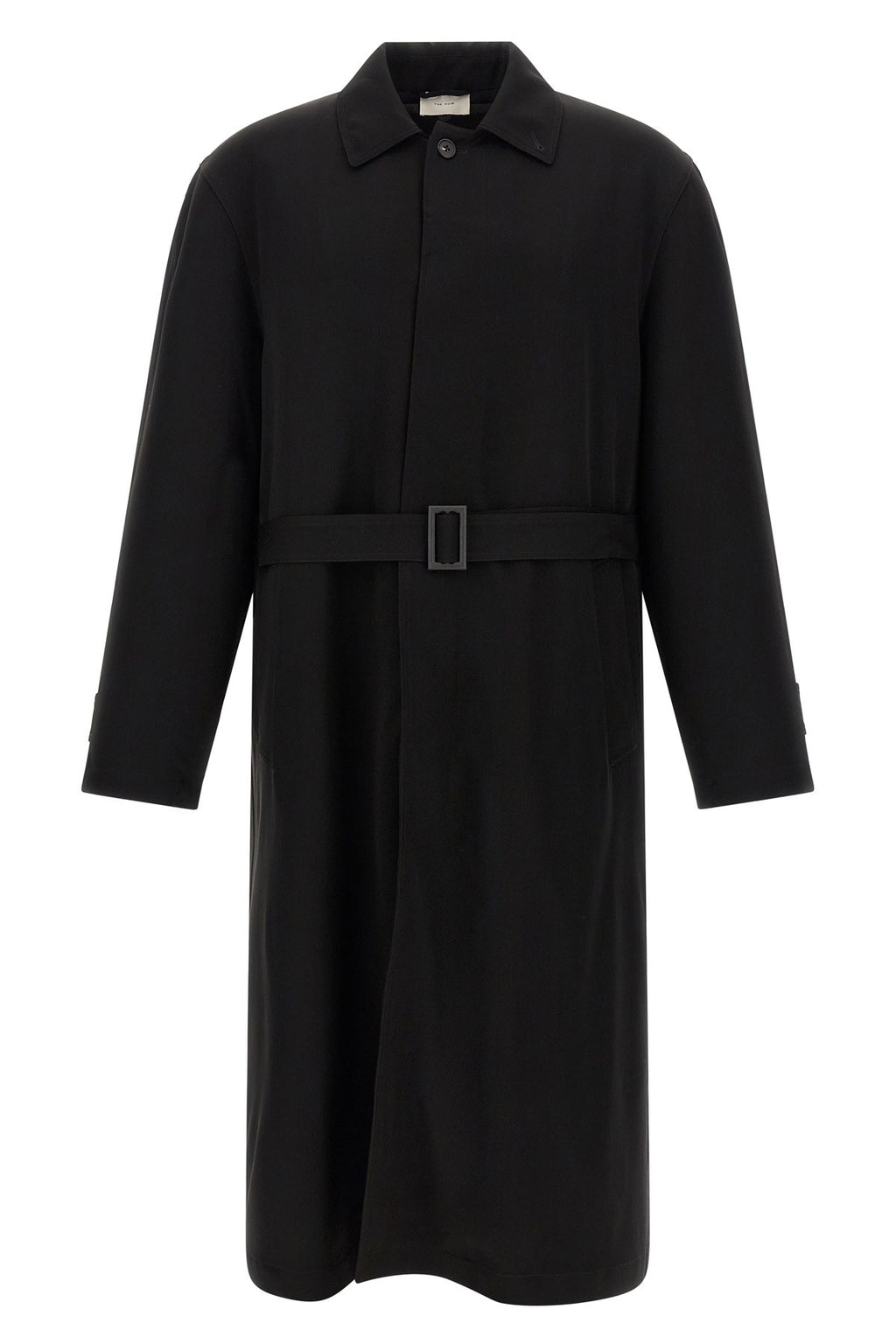 The Row Men's 2-in-1 Rozi Wool Coat in Black