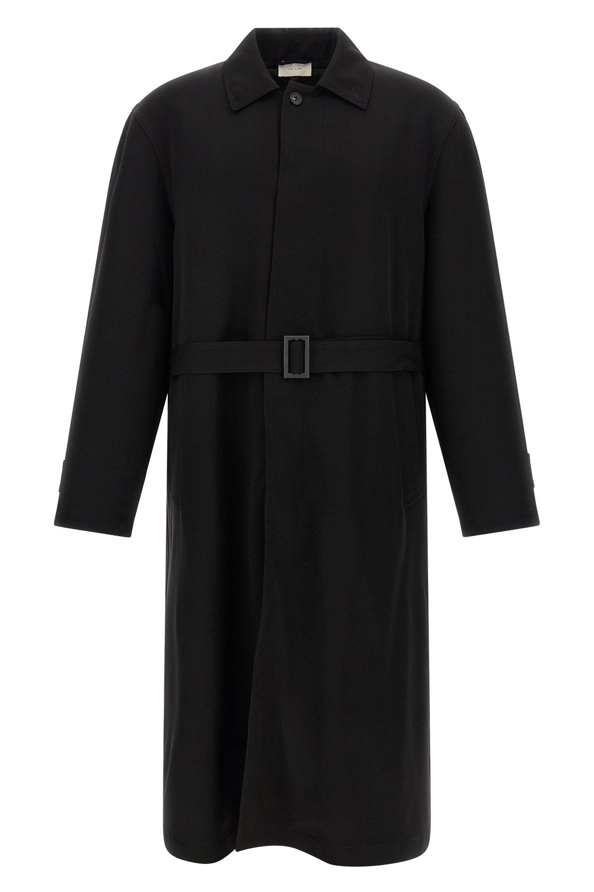 The Row Men's 2-in-1 Rozi Wool Coat in Black