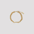 Saint Laurent Women's Cassandre Tassel Bracelet in Gold-Tone Brass