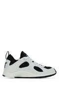 Dior Women's Mile Sneakers in White and Black Nylon