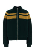 MIU MIU Women's Bottle Green Wool Cardigan