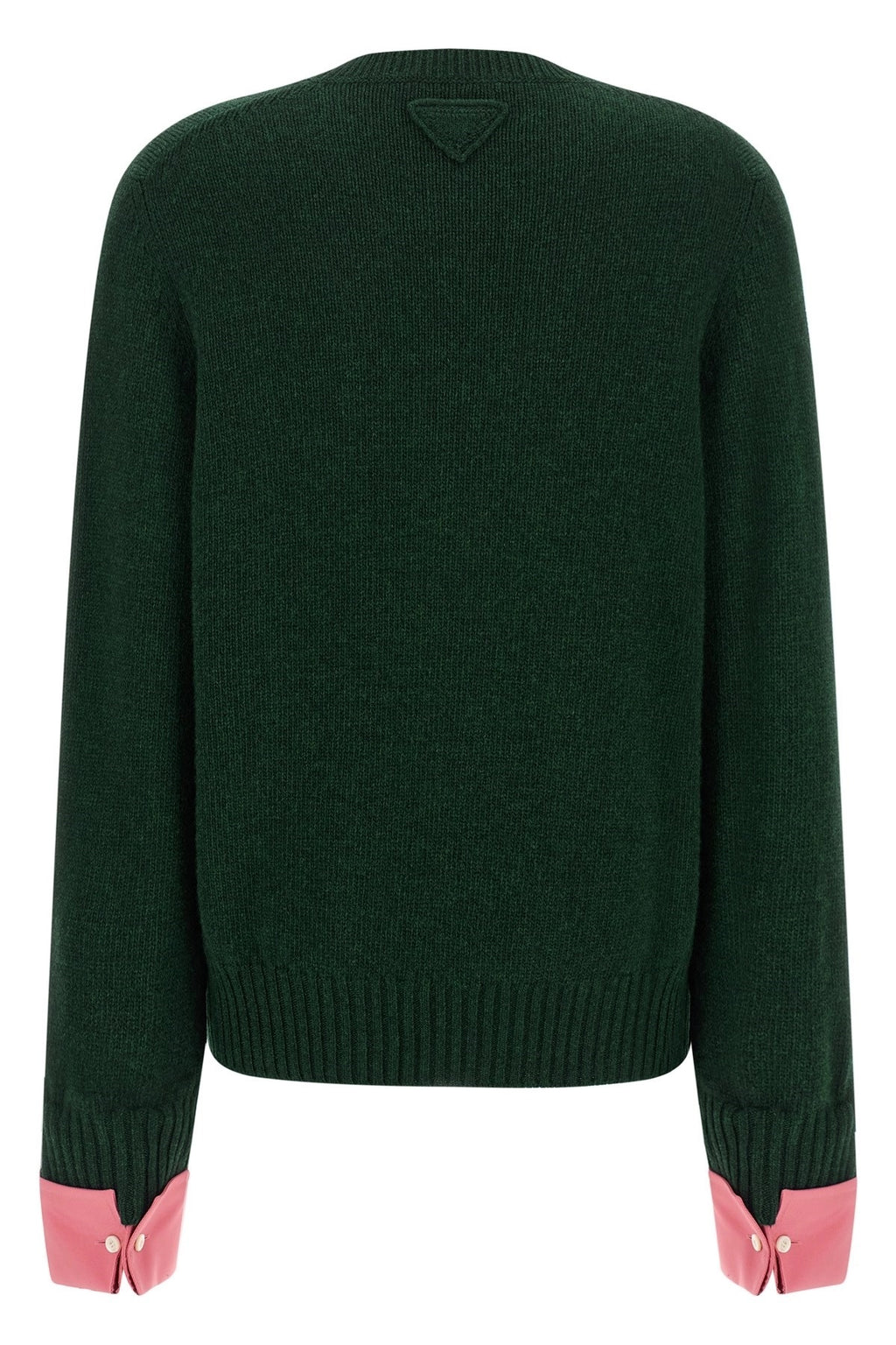 PRADA Women's Wool Sweater in Forest Green
