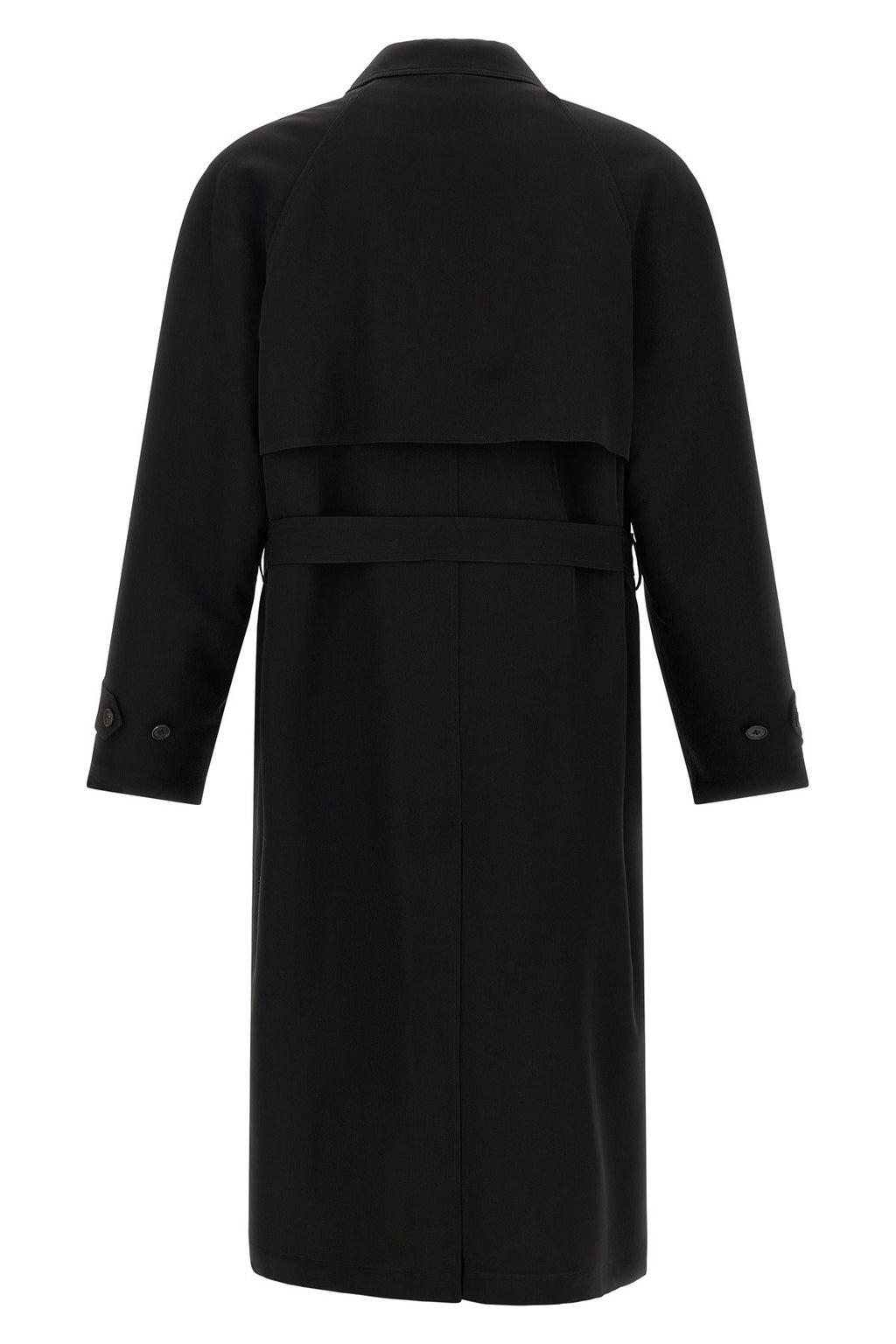 The Row Men's 2-in-1 Rozi Wool Coat in Black
