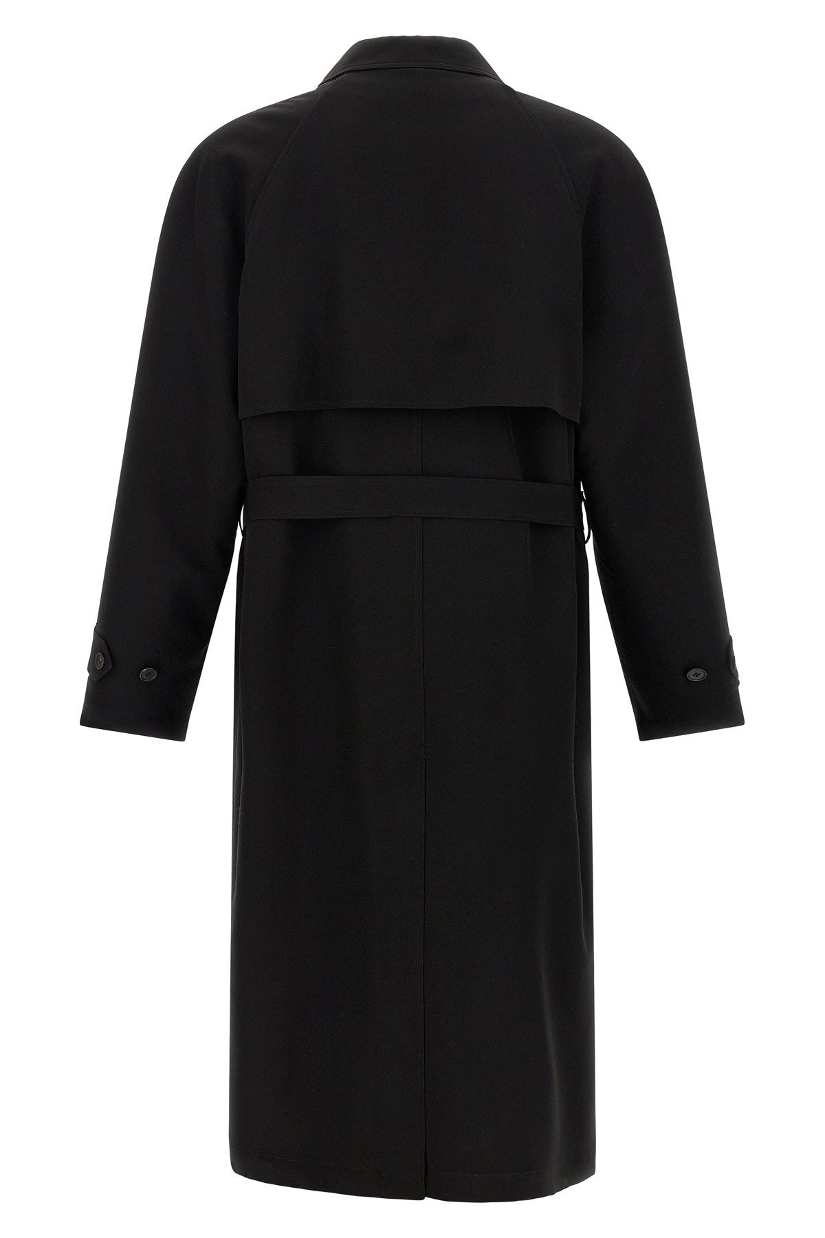 The Row Men's 2-in-1 Rozi Wool Coat in Black