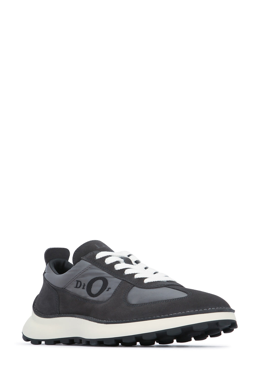 Dior Men's Squash Suede Sneakers in Black