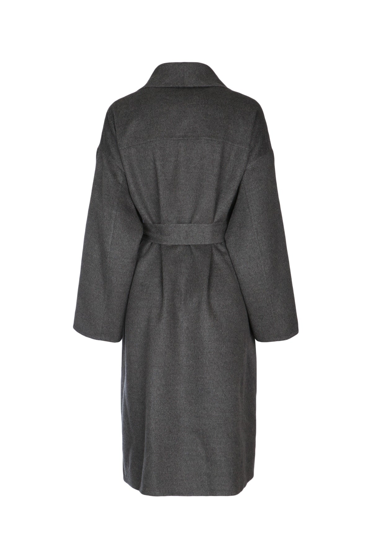 Loro Piana Women's Granby DB Cashmere Coat in Gray