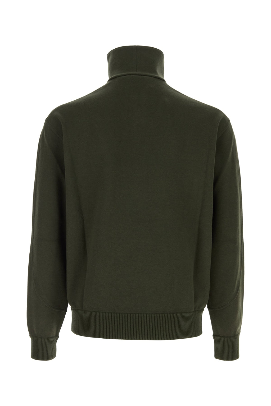 Loro Piana Men's Whitney Cashmere Polo Sweatshirt in Army Green / Pine Grove