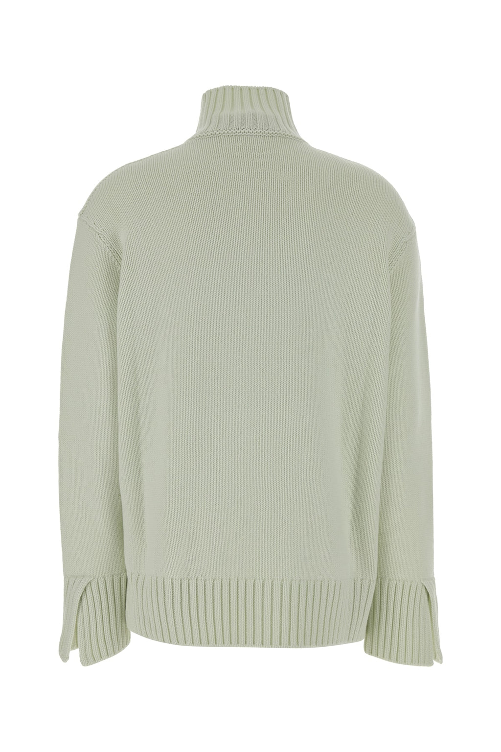 Loro Piana Women's Baby Cashmere Turtleneck Sweater in Light Green