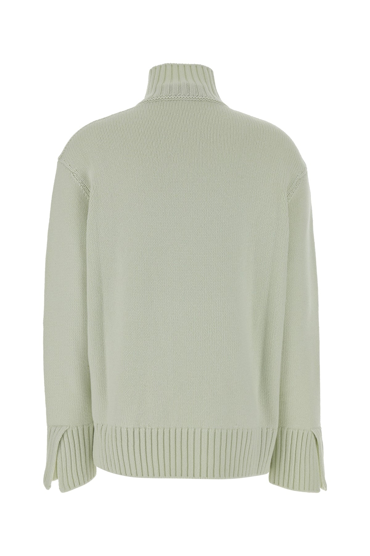 Loro Piana Women's Baby Cashmere Turtleneck Sweater in Light Green