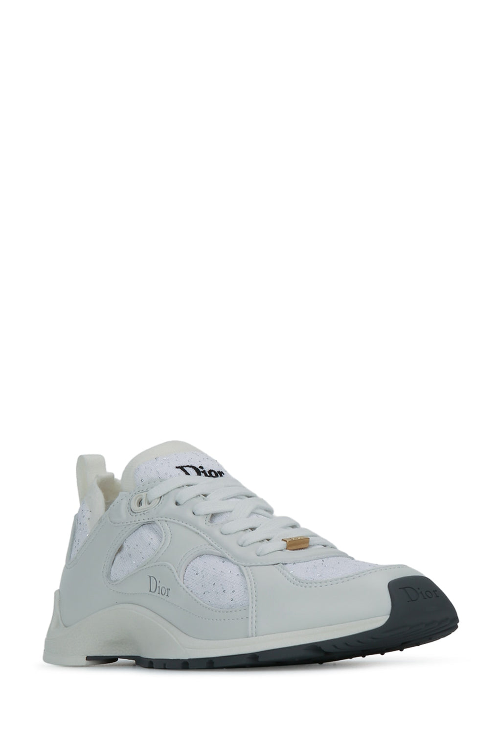 Dior Women's Mile Sneakers in White Leather
