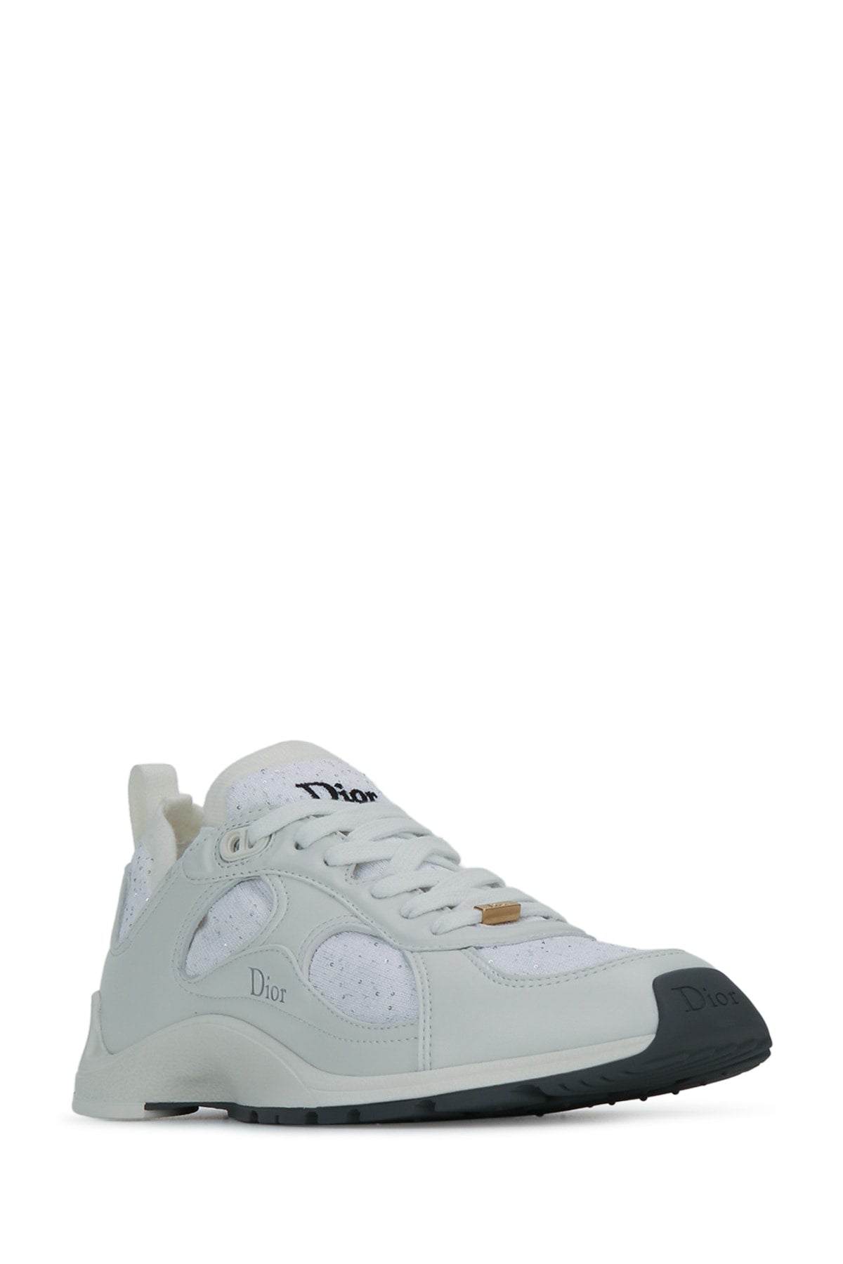 Dior Women's Mile Sneakers in White Leather
