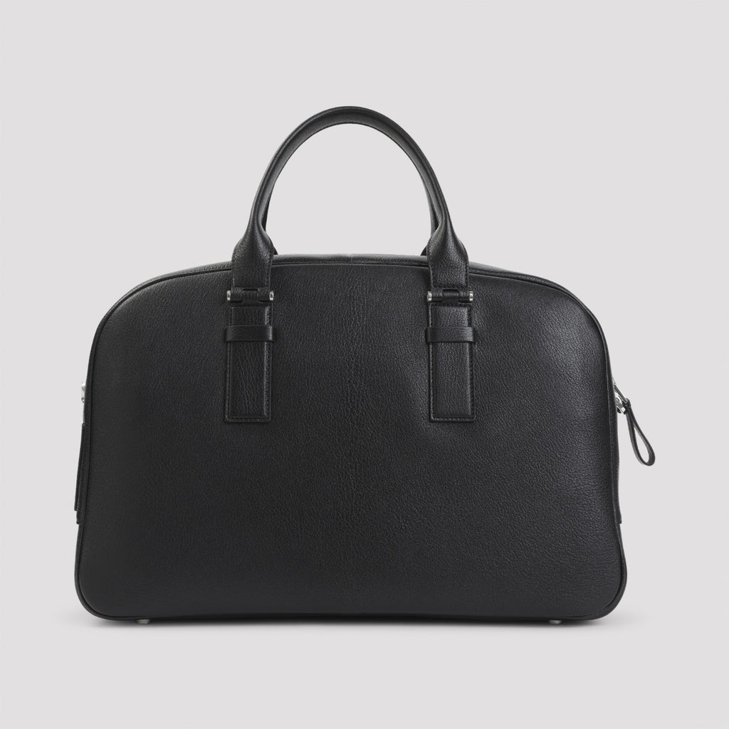 Tom Ford Men's Bowling Leather Bag in Black