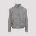 Marni Men's Wool Bomber Jacket in Black/White Check