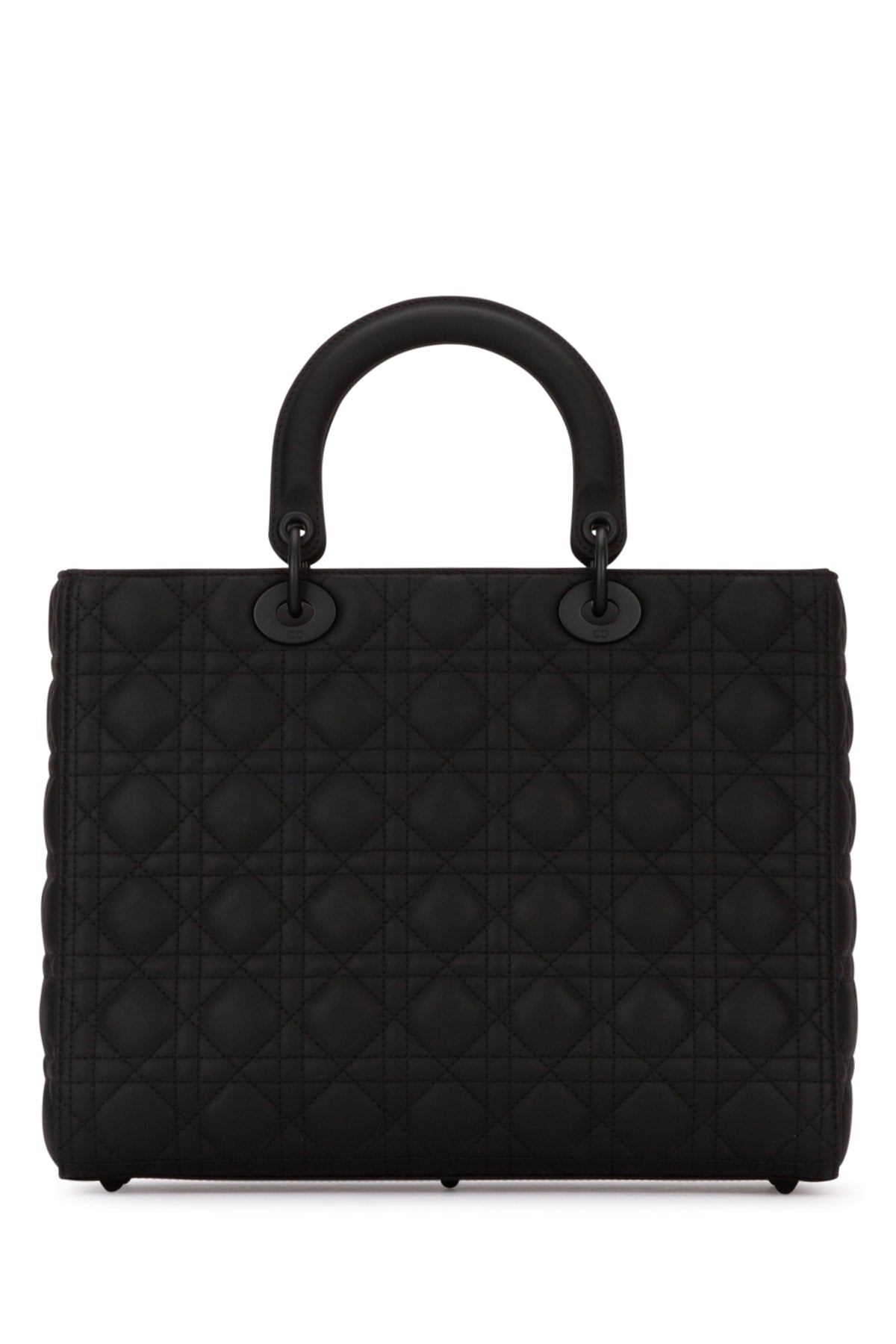 Dior Women's Lady Dior Large Bag in Black Calfskin